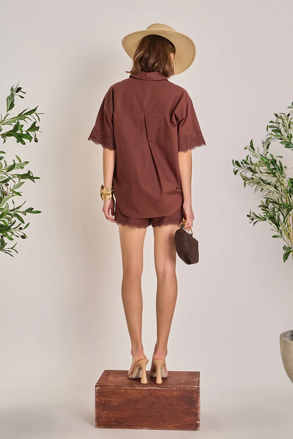 English Factory Lace Short English Factory Lace Short