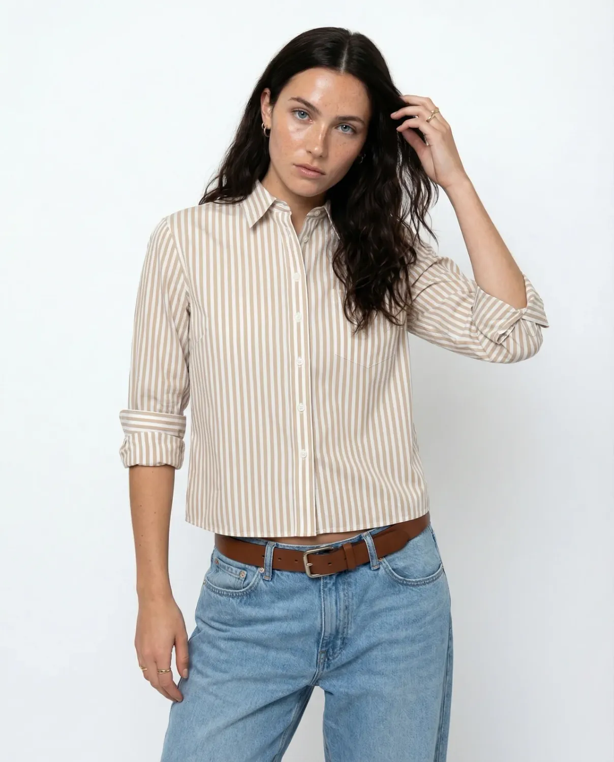 The Shirt L/S Boxy Crop The Shirt L/S Boxy Crop