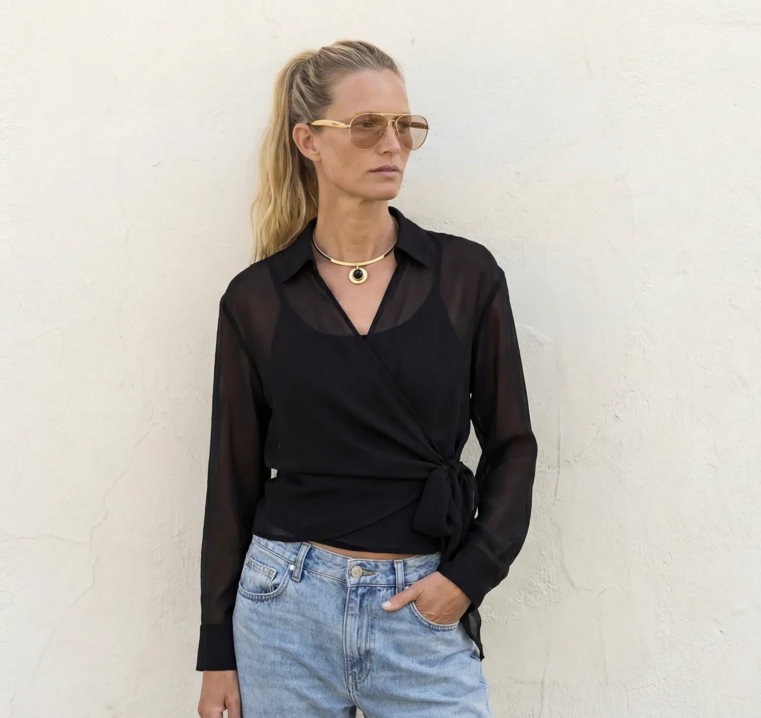 Amanda Maria Chiffon Wrap