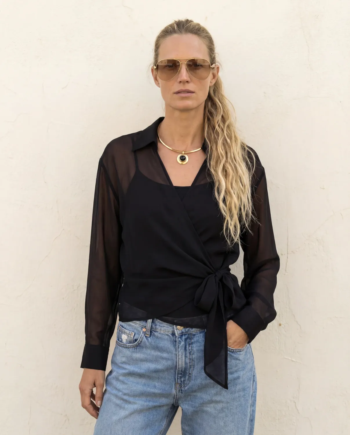 Amanda Maria Chiffon Wrap