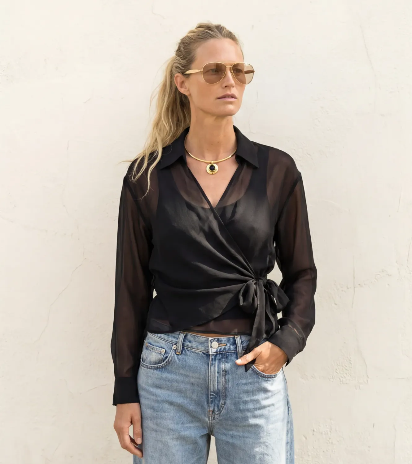 Amanda Maria Chiffon Wrap