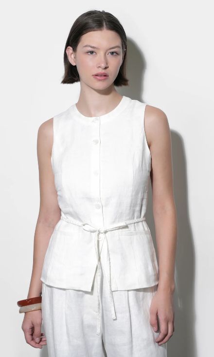 Greylin Hadley Linen Vest