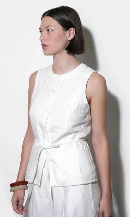 Greylin Hadley Linen Vest