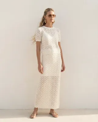 Amanda Maria Crochet Skirt