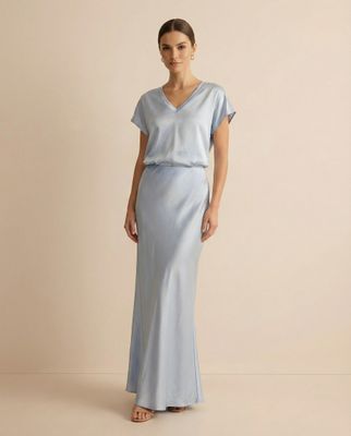 B.YU Lola Satin Skirt