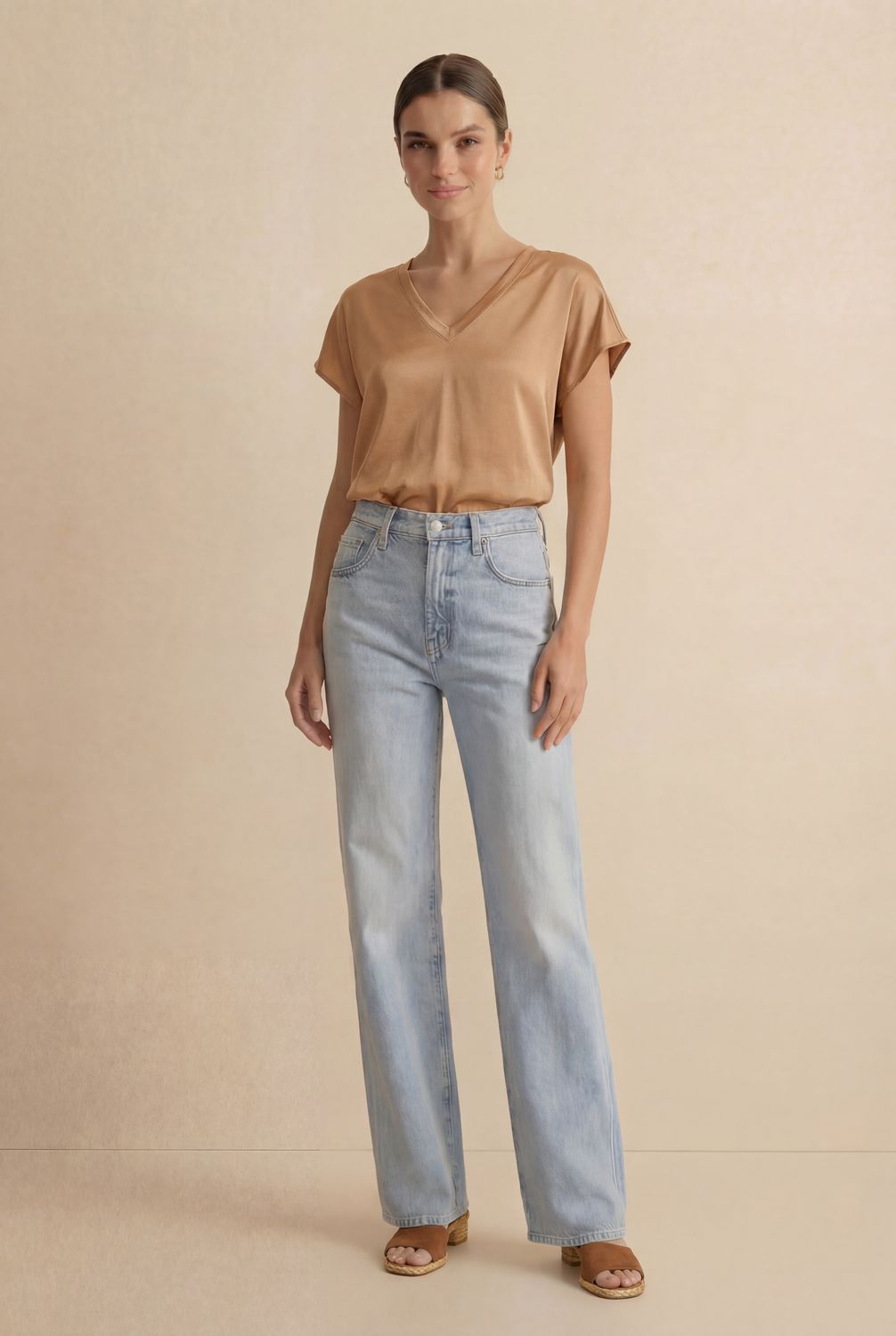 B.YU Selene Satin Tee