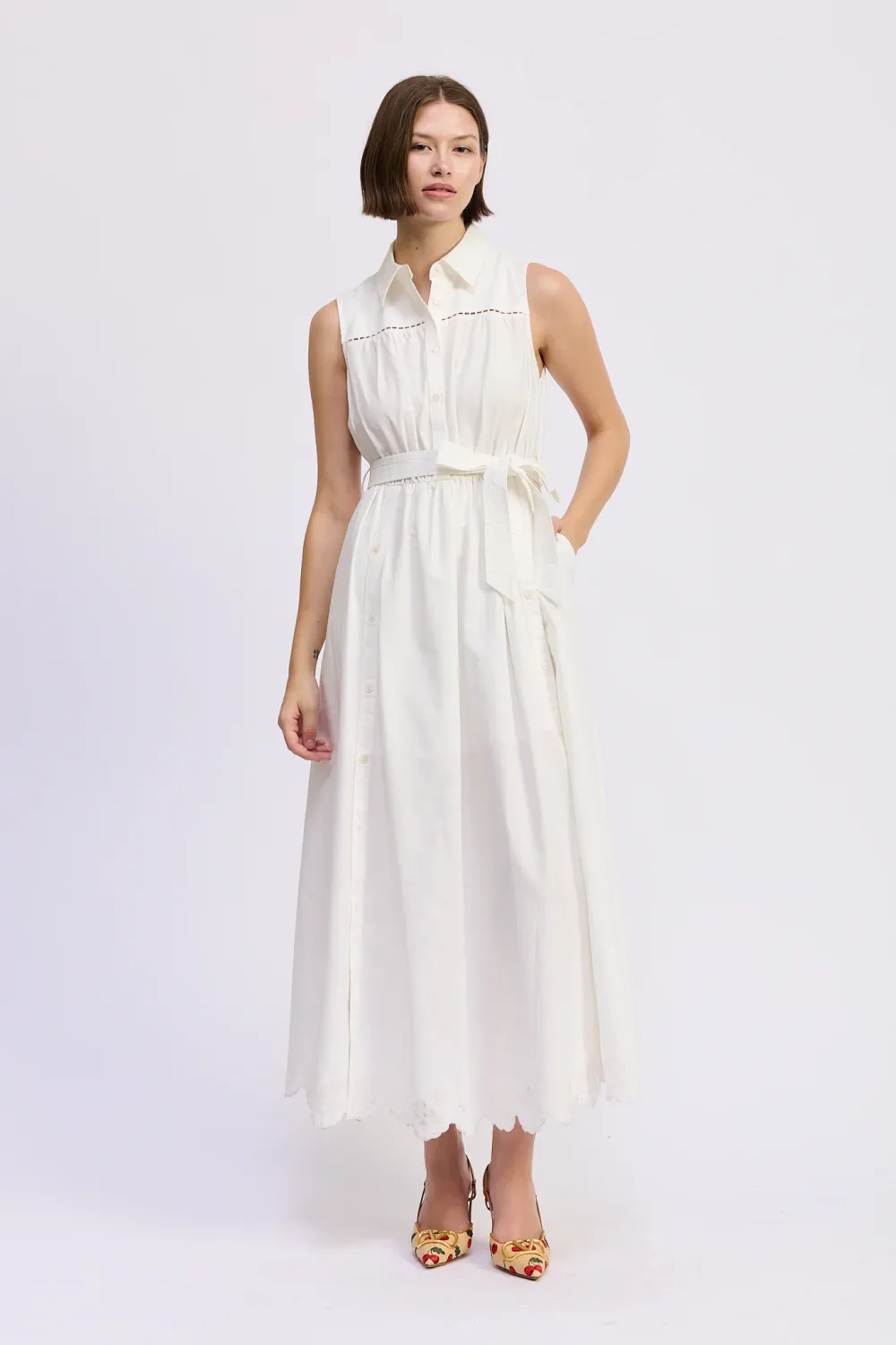 En Saison Brittany Maxi Shirt Dress