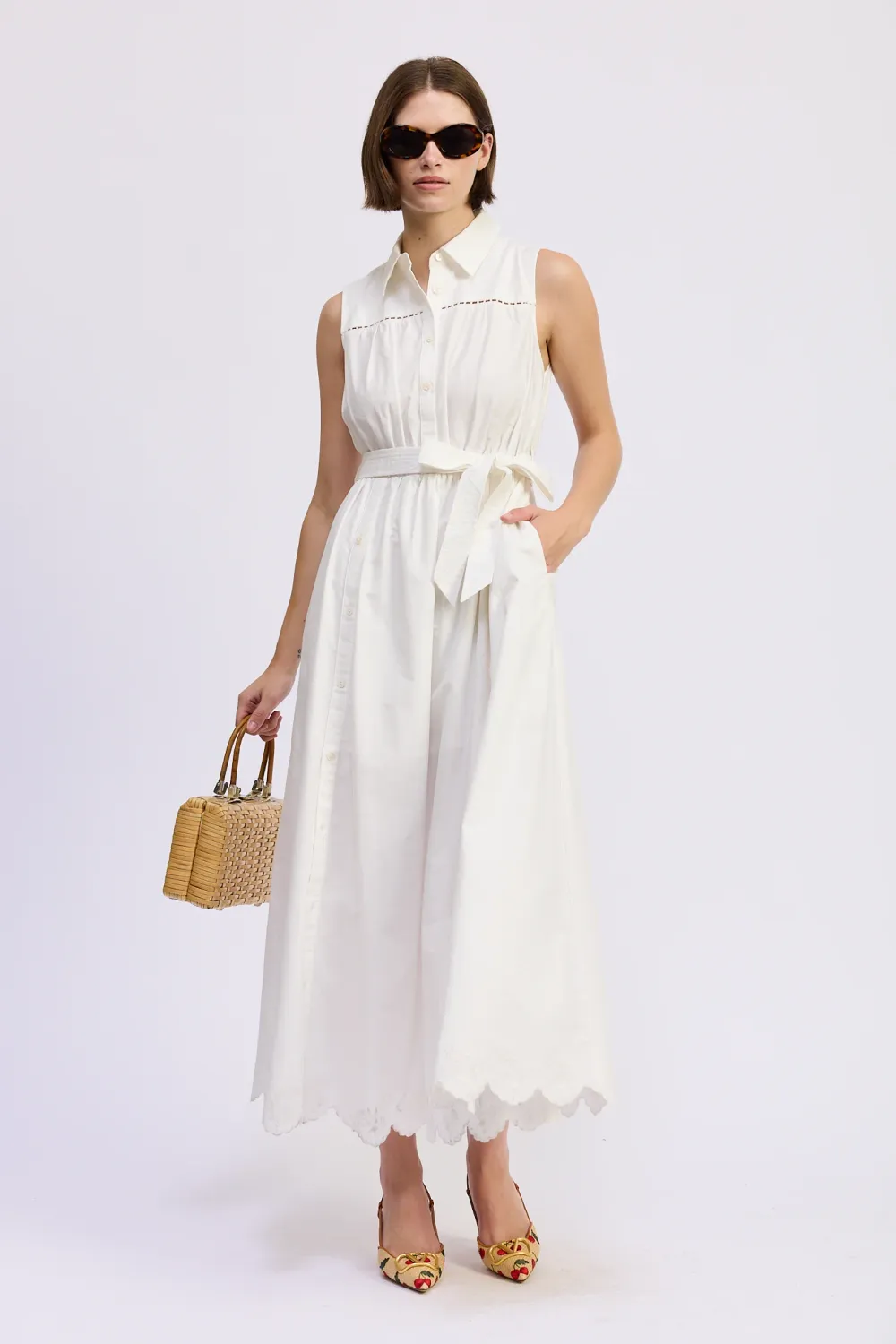 En Saison Brittany Maxi Shirt Dress