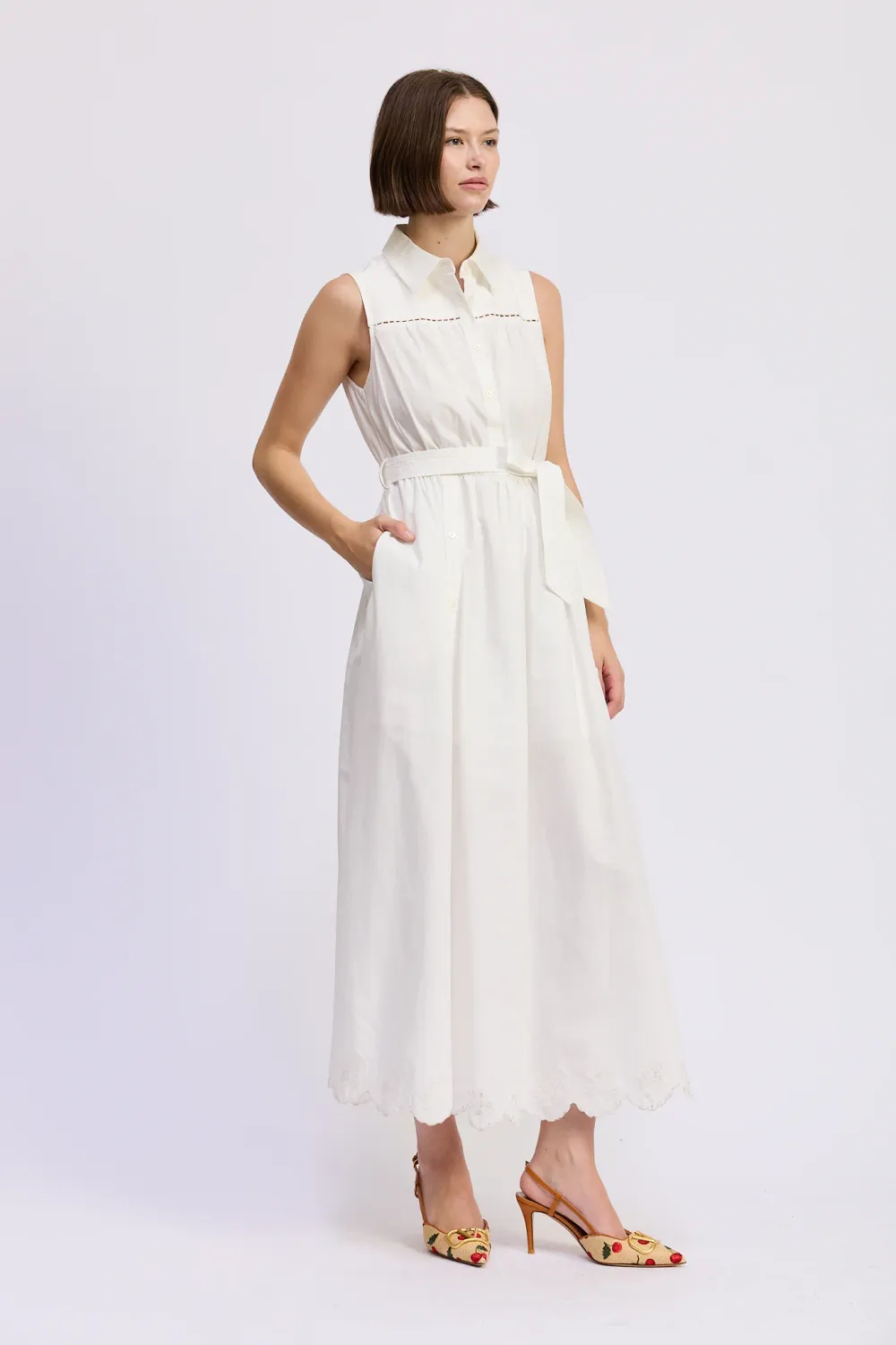 En Saison Brittany Maxi Shirt Dress