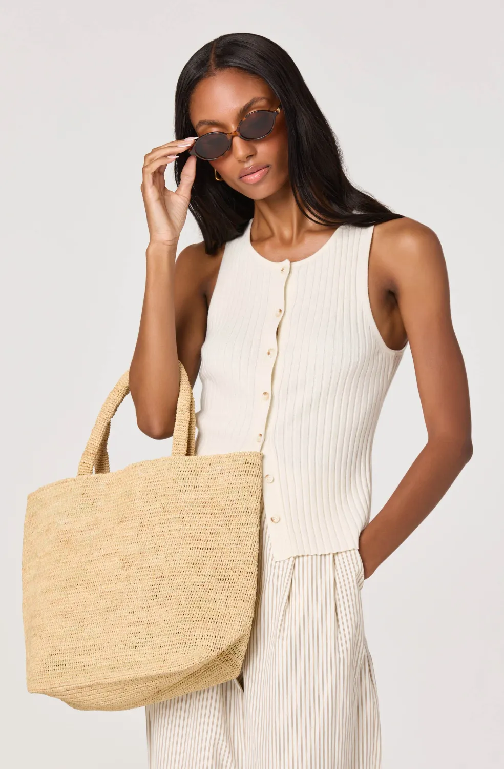 ASTR Mamie Ribbed Tank