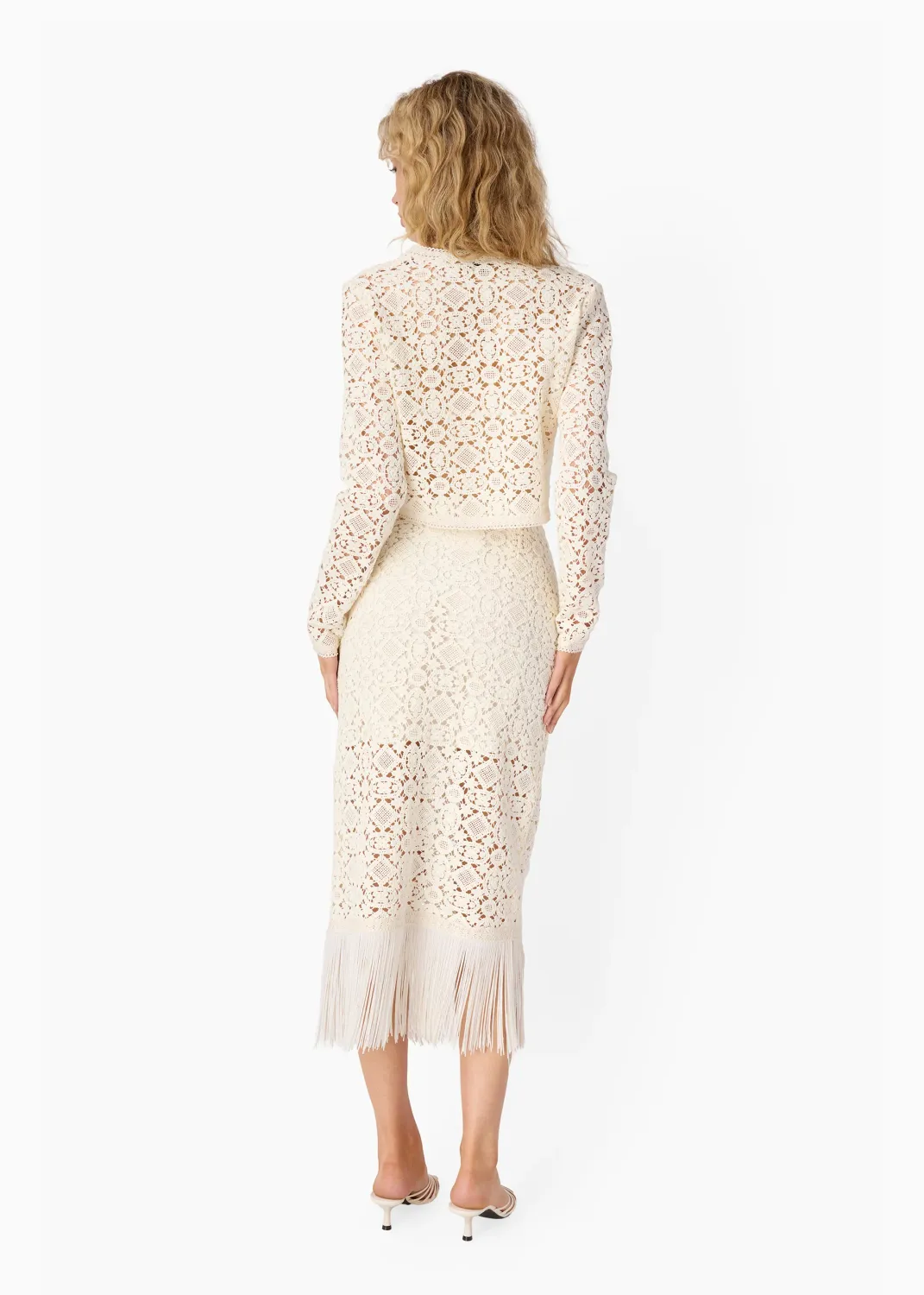 Cami Venezia Crochet Midi Skirt
