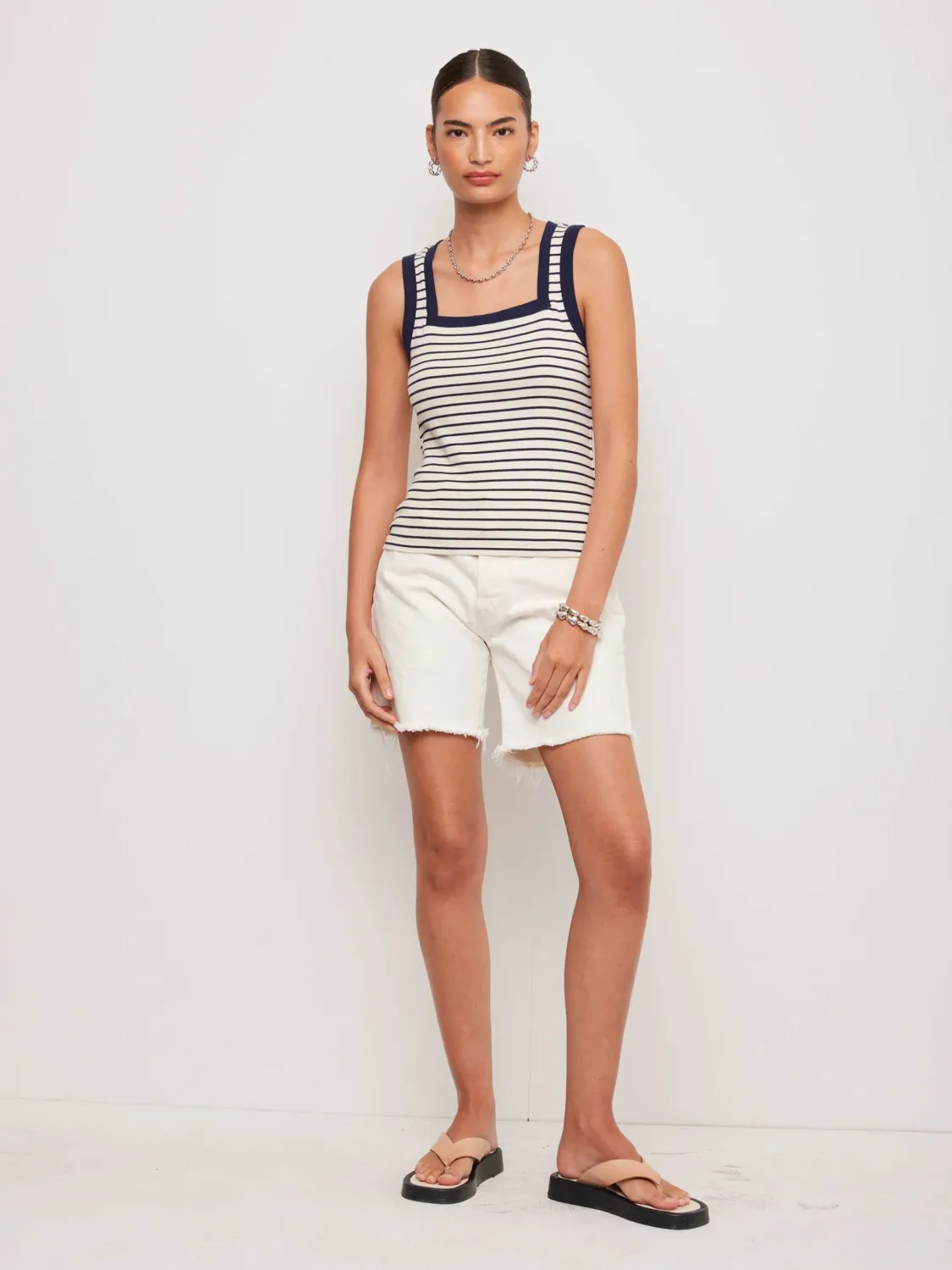 Fifteen Twenty Mindy Contrast Tank Fifteen Twenty Mindy Contrast Tank