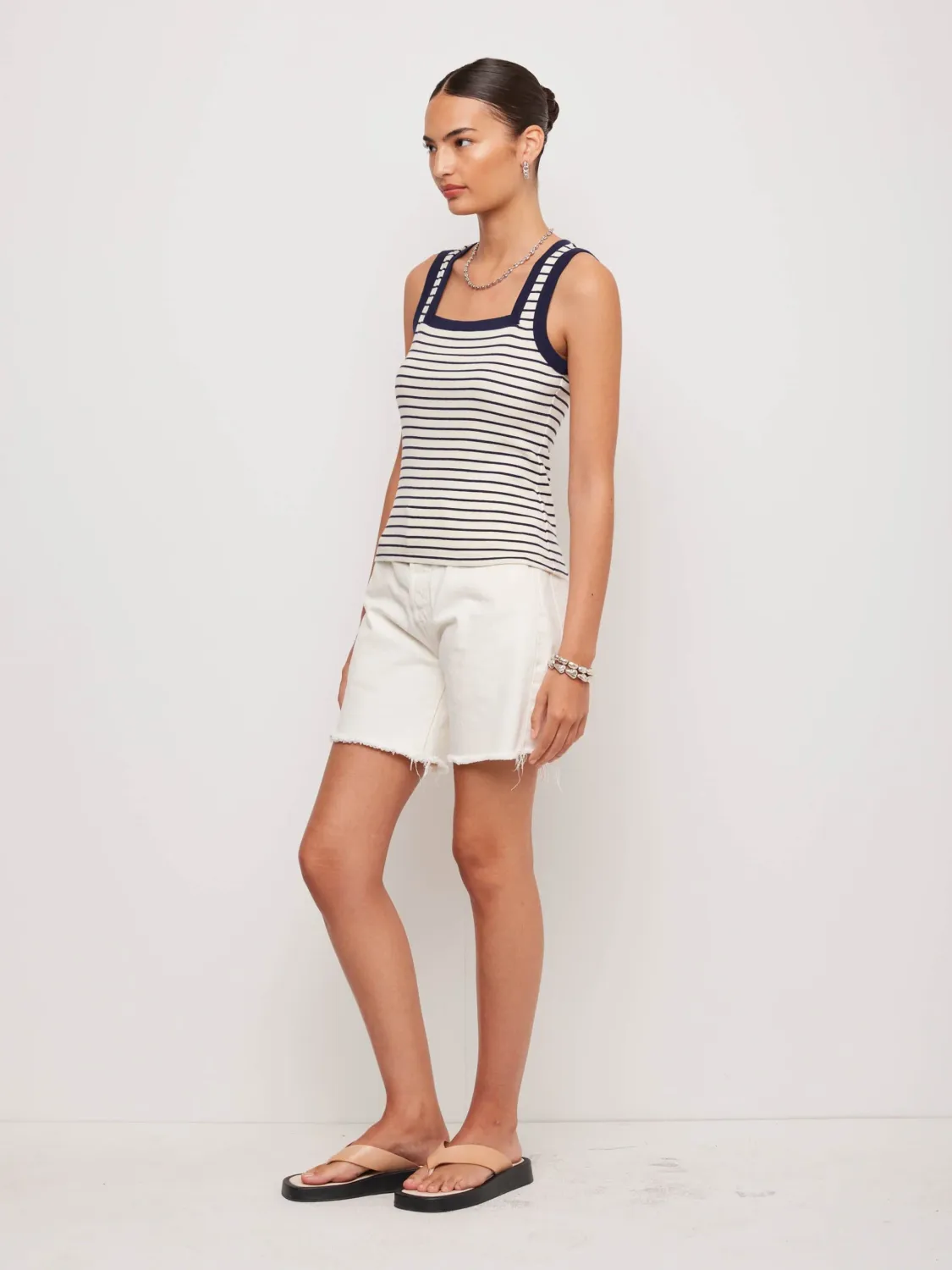Fifteen Twenty Mindy Contrast Tank Fifteen Twenty Mindy Contrast Tank