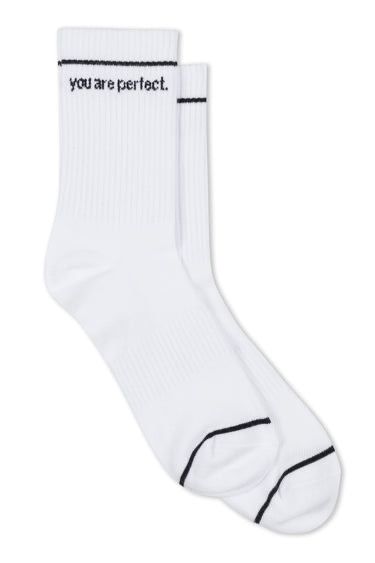 perfectwhitetee socks