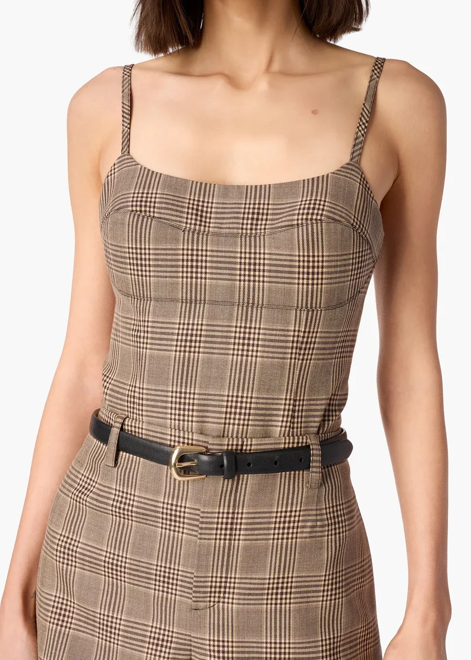 Cami NYC Shirley Plaid Bodysuit