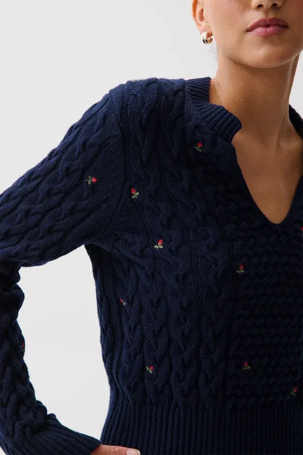 Pistola Shana Embroidered Sweater