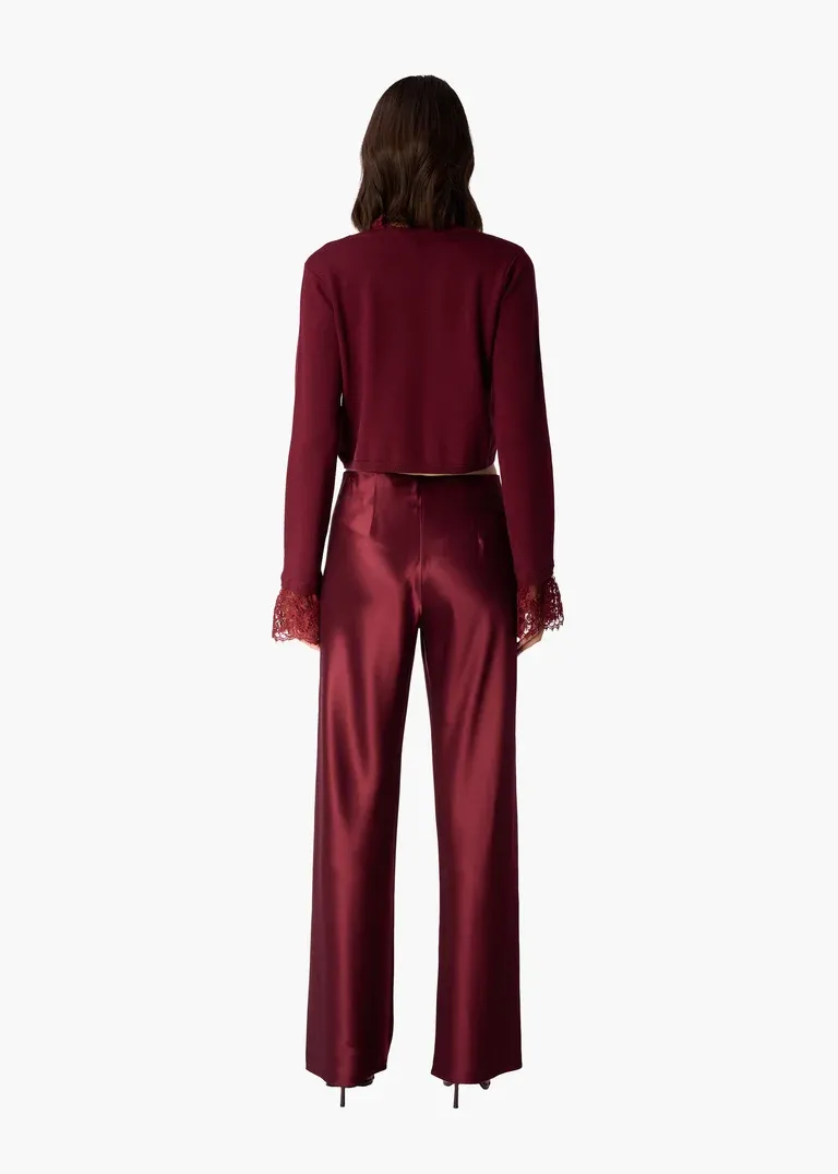 CamiNYC Bristol Pant Deep Plum CamiNYC Bristol Pant Deep Plum