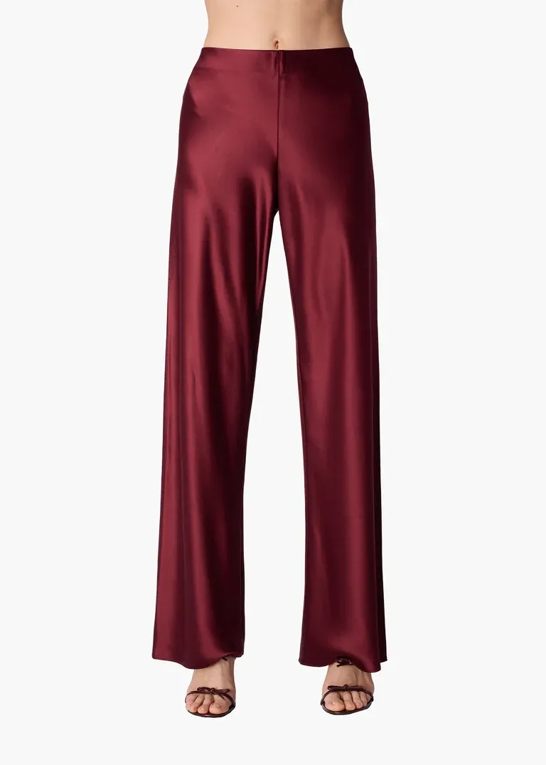 CamiNYC Bristol Pant Deep Plum CamiNYC Bristol Pant Deep Plum