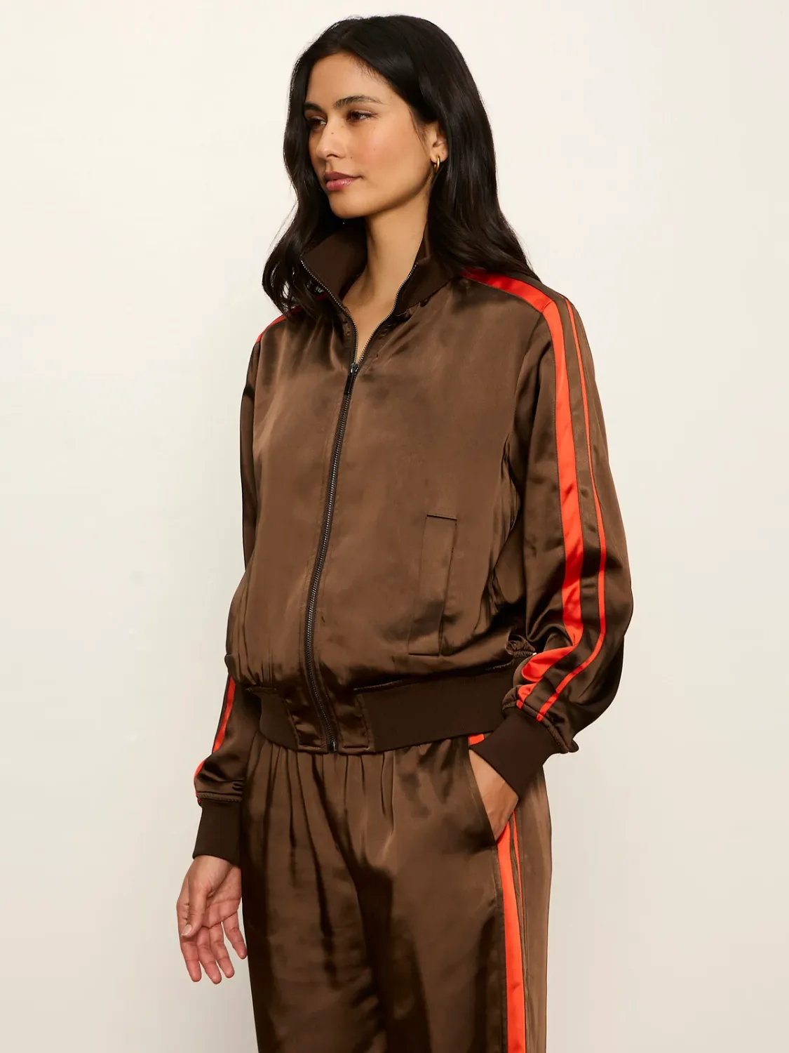 Sanctuary On Track Satin Jacket