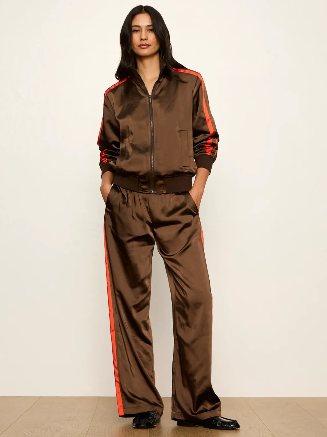 Sanctuary On Track Satin Jacket