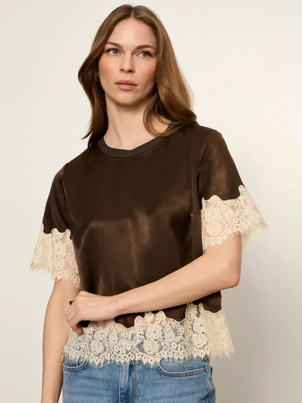 Sanctuary One of a Kind Satin Tee