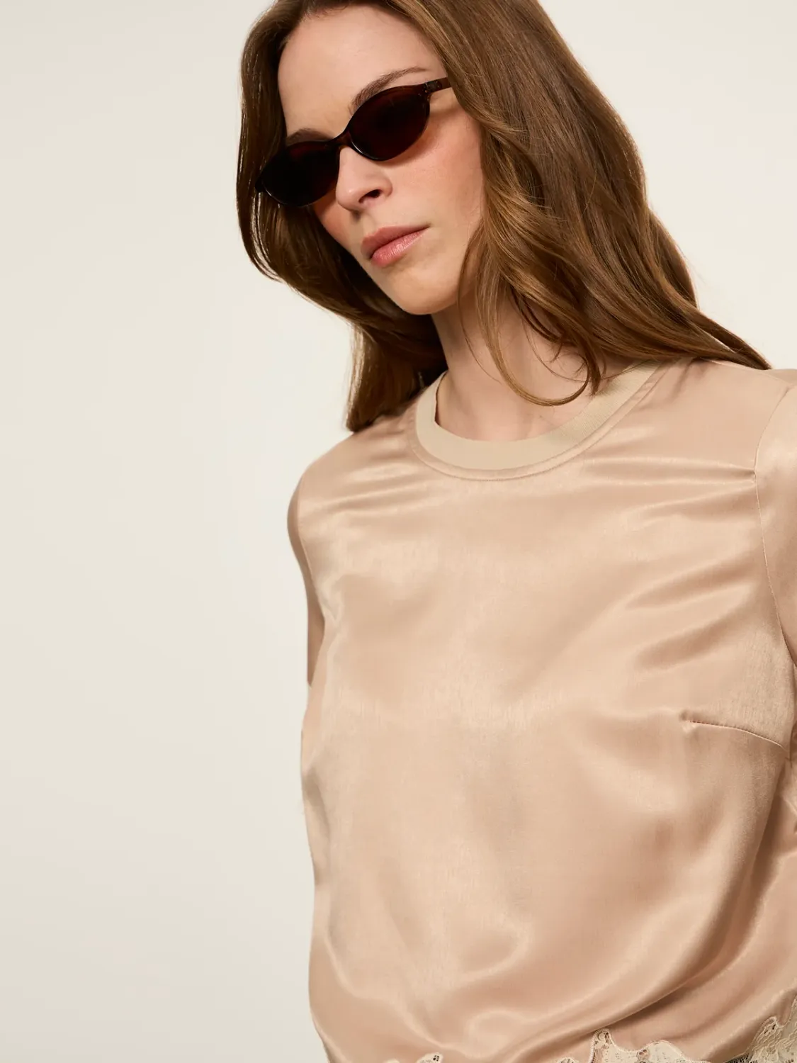 Sanctuary One of a Kind Satin Tee