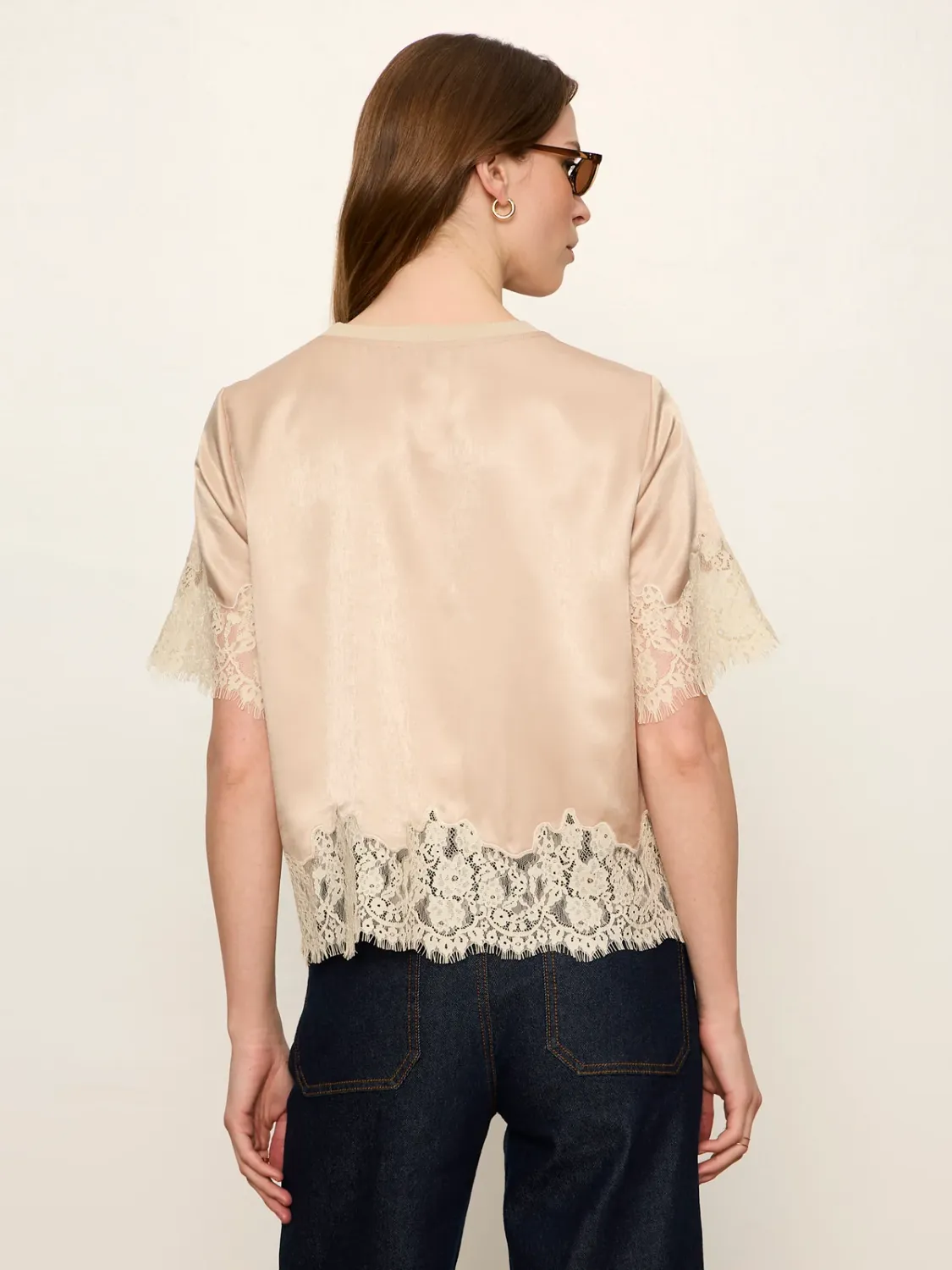 Sanctuary One of a Kind Satin Tee