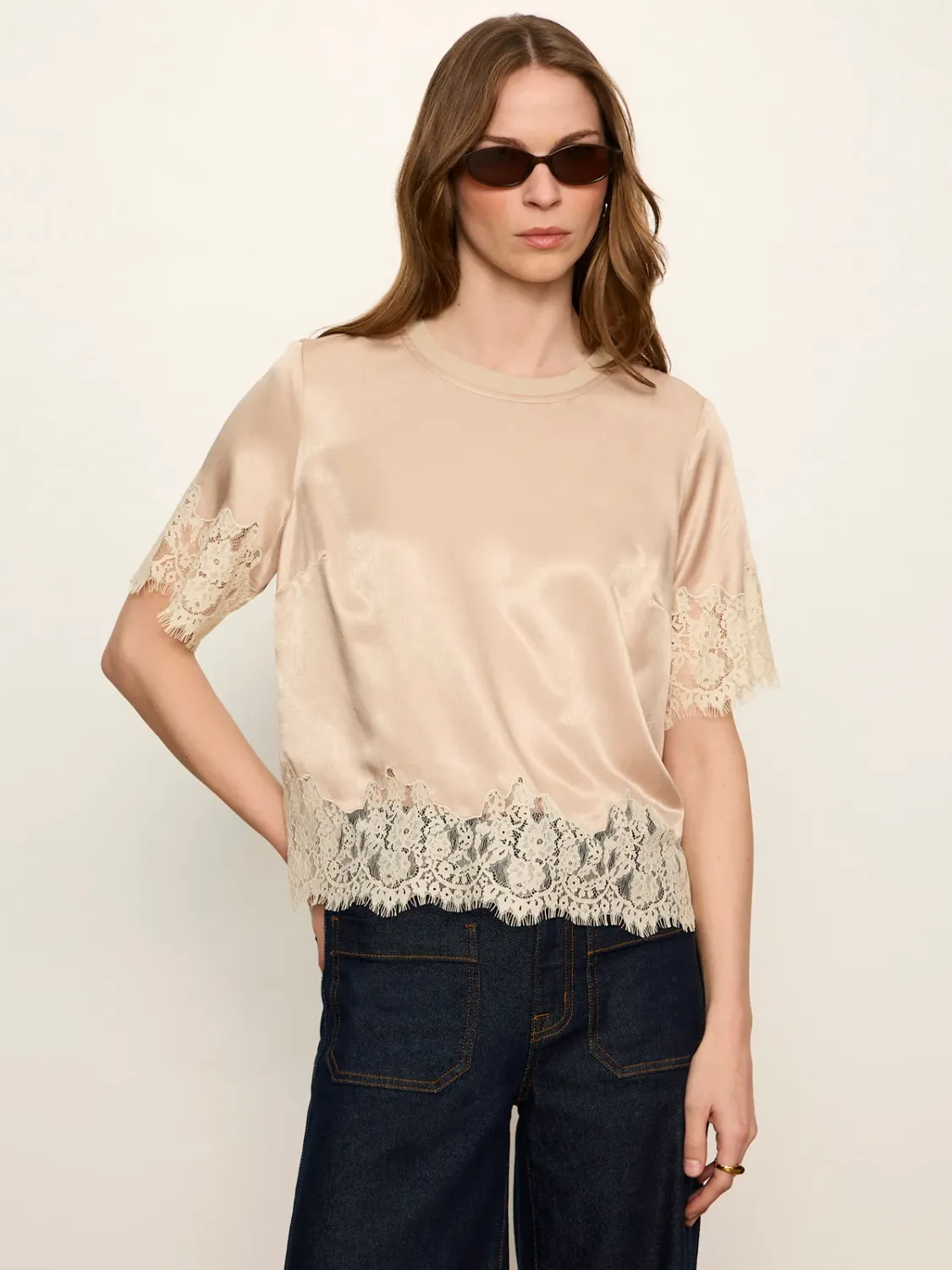 Sanctuary One of a Kind Satin Tee