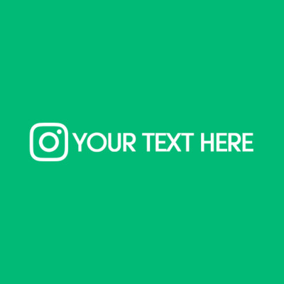 2x Instagram Car Sticker