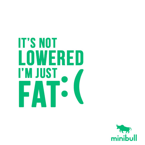Not low just fat Sticker