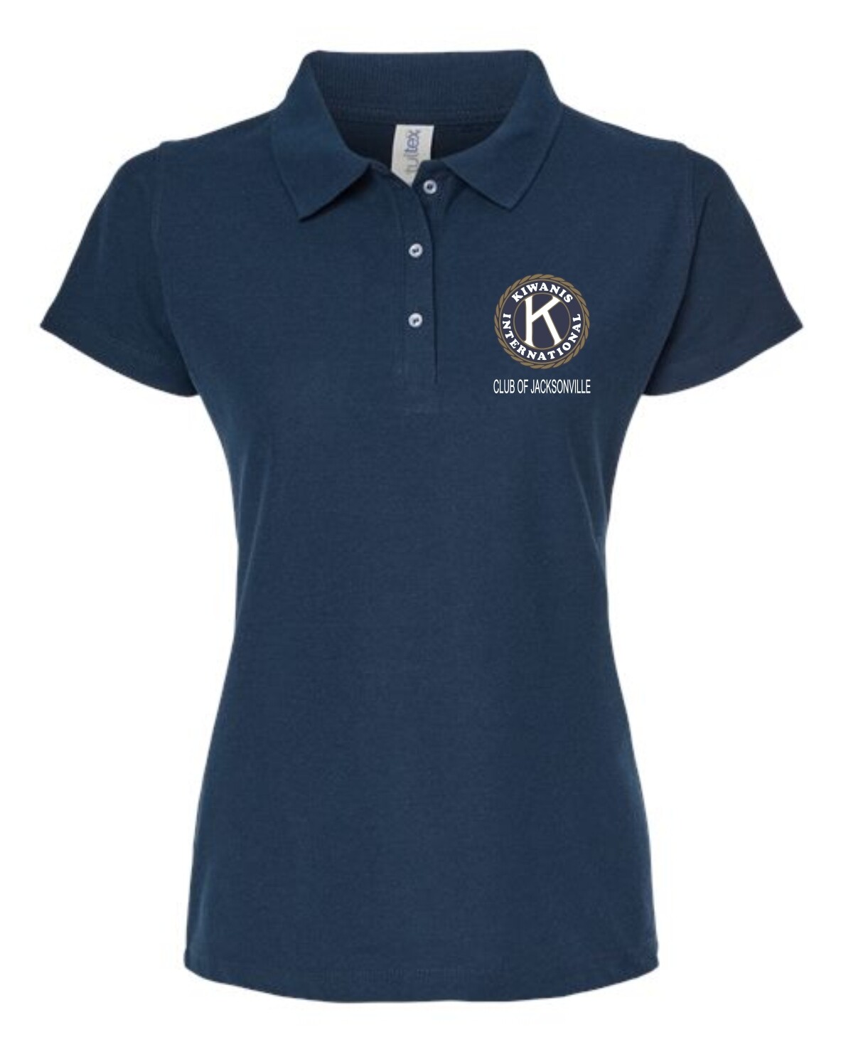 KIWANIS LADIES POLO-401 NAVY