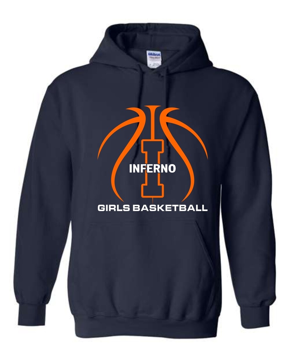 INFERNO BALL-18500 NAVY (PULLOVER HOODIE)