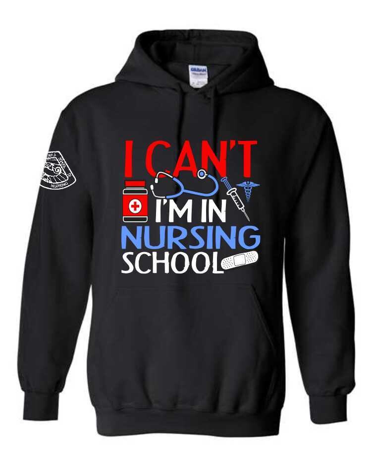 CASPN-I CAN'T 18500 BLACK PULLOVER HOODIE