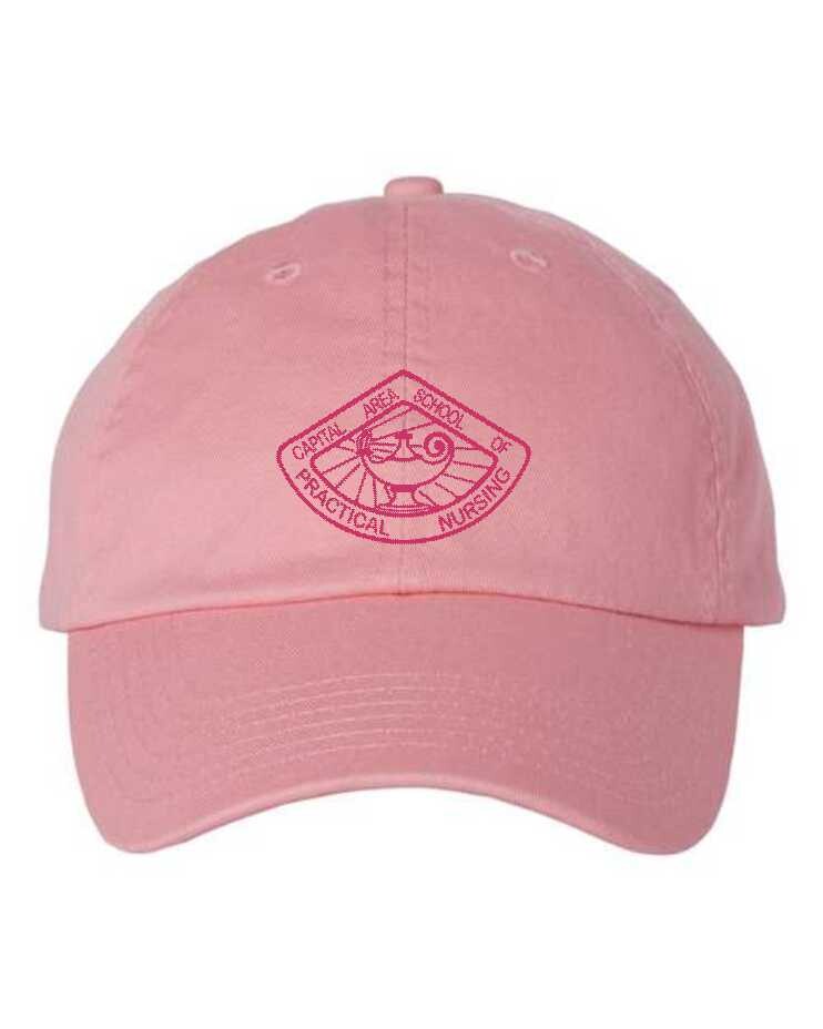 CASPN-VC300A PINK UNSTRUCTURED LOW PROFILE CAP (EMBROIDERED)