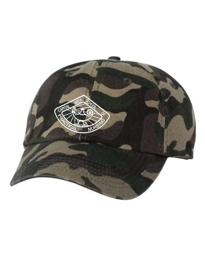 CASPN-VC300A CAMO UNSTRUCTURED LOW PROFILE CAP (EMBROIDERED)