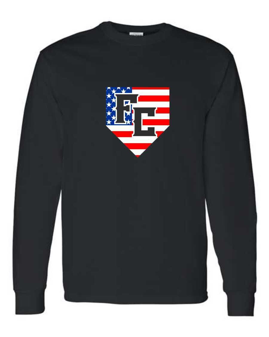 FC-5400 PATRIOTIC LONG SLEEVE-T (FRONT & BACK PRINT)