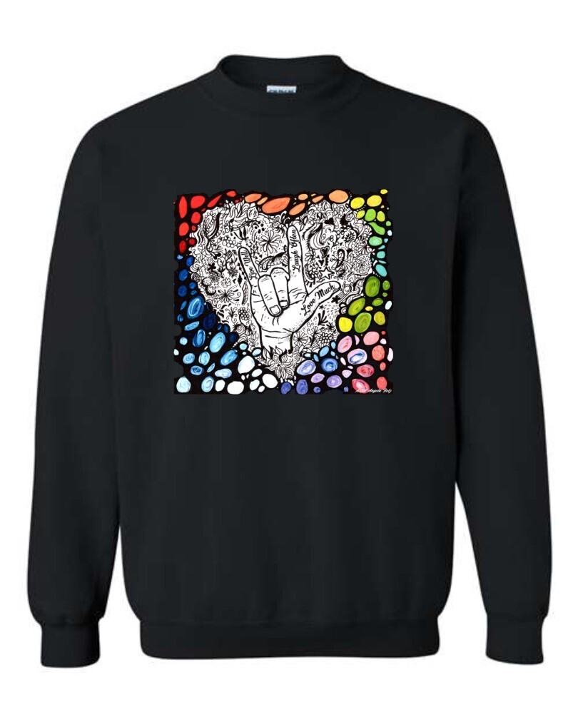 MUCH LOVE- Gildan - Heavy Blend™ Crewneck Sweatshirt - 18000