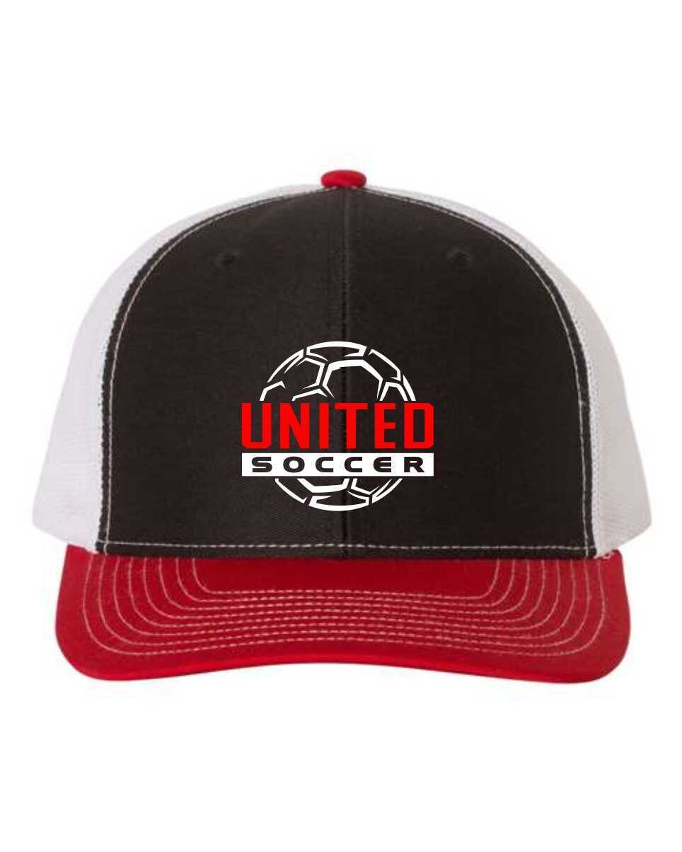 UNITED-112 BLACK TRUCKERS HAT
