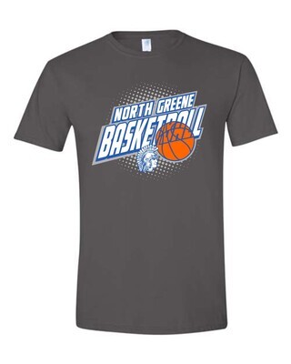 NG BASKETBALL-64000 CHARCOAL SOFT STYLE T-SHIRT