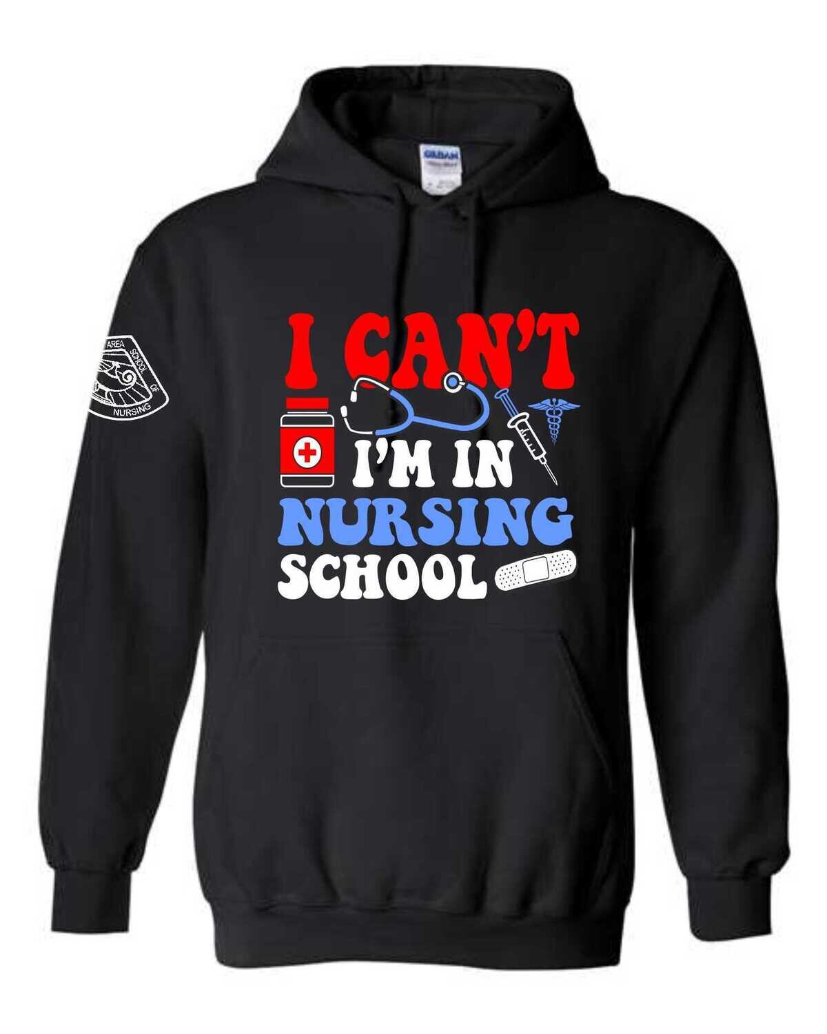 CASPN-18500 BLACK I CAN'T / PULLOVER HOODIE