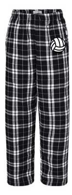 MOTHERS V-BALL-BLACK/WHITE BY6620 (YOUTH FLANNEL PANTS)
