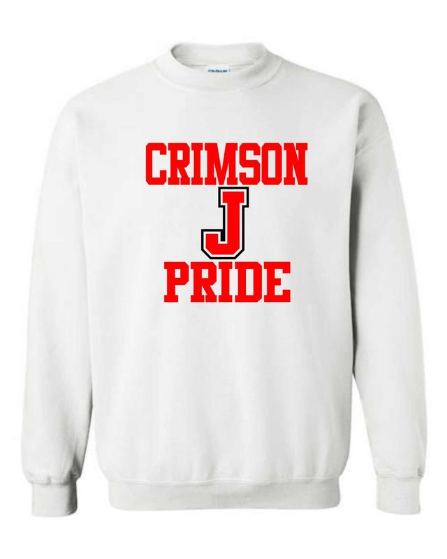 JHS CHEERLEADING-18000 WHITE CREWNECK SWEATSHIRT