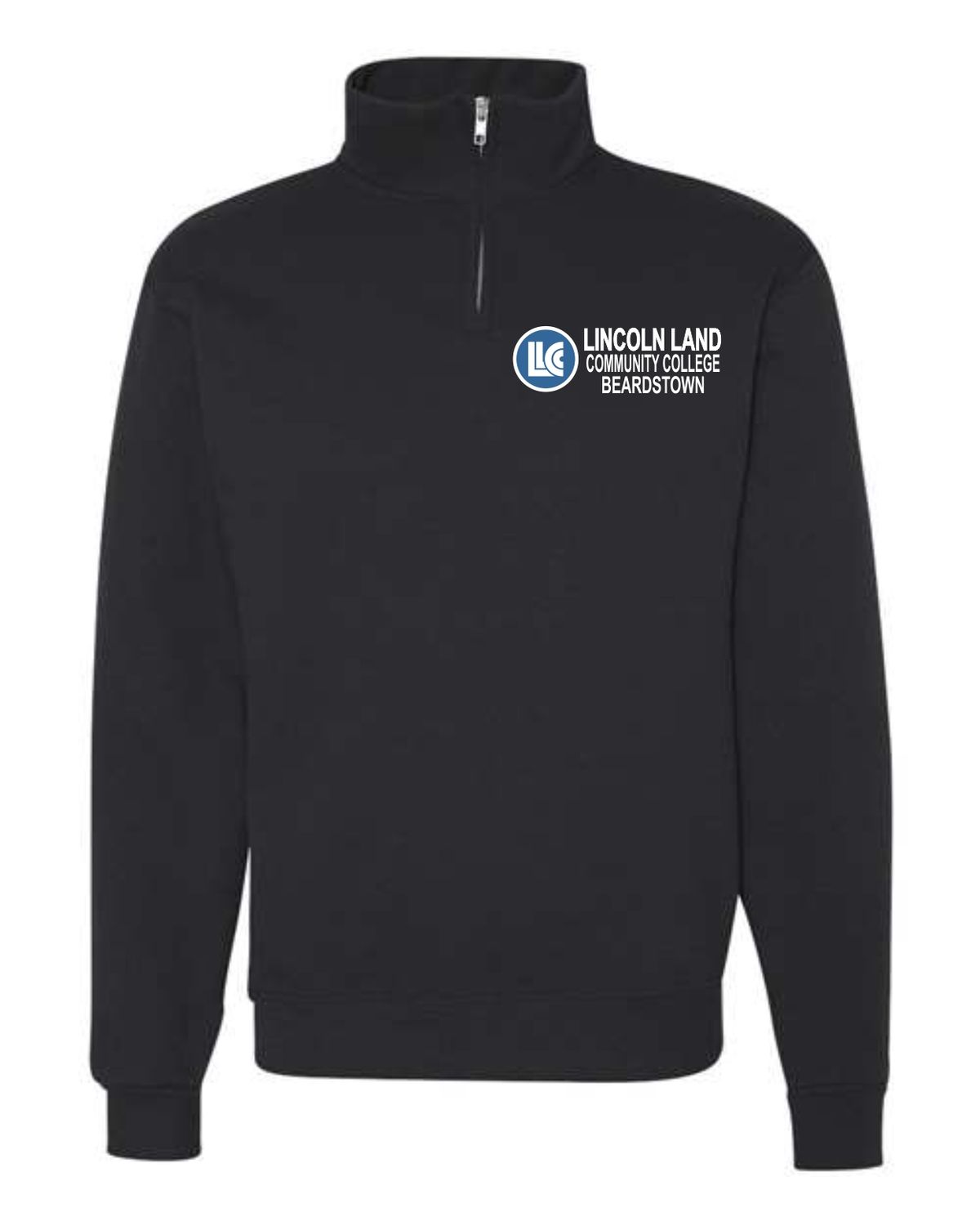 LLC-995MR BLACK- LLC LOGO BEARDSTOWN QUARTER-ZIP