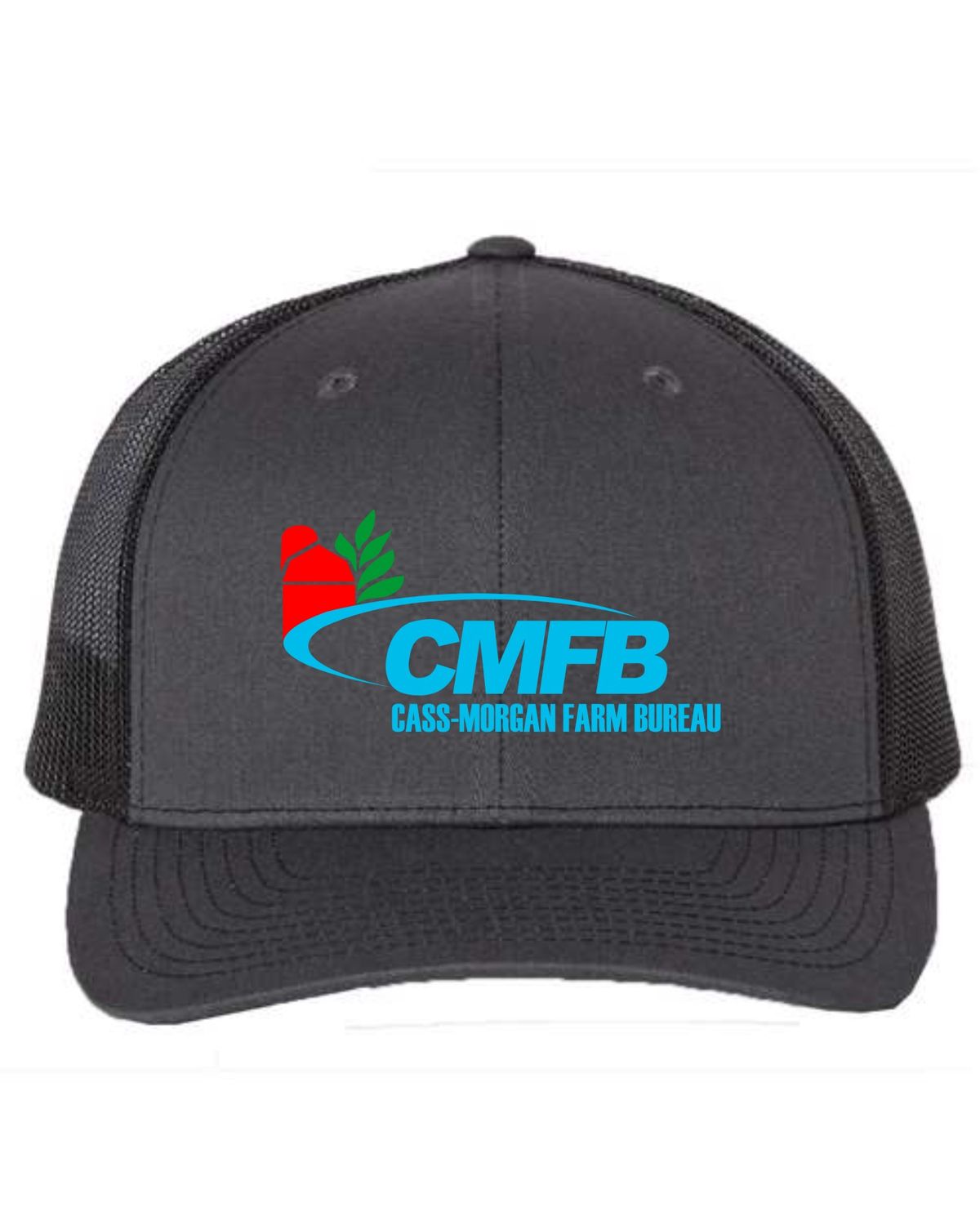 CMFB-112 Charcoal/Black Richardson Trucker Hat