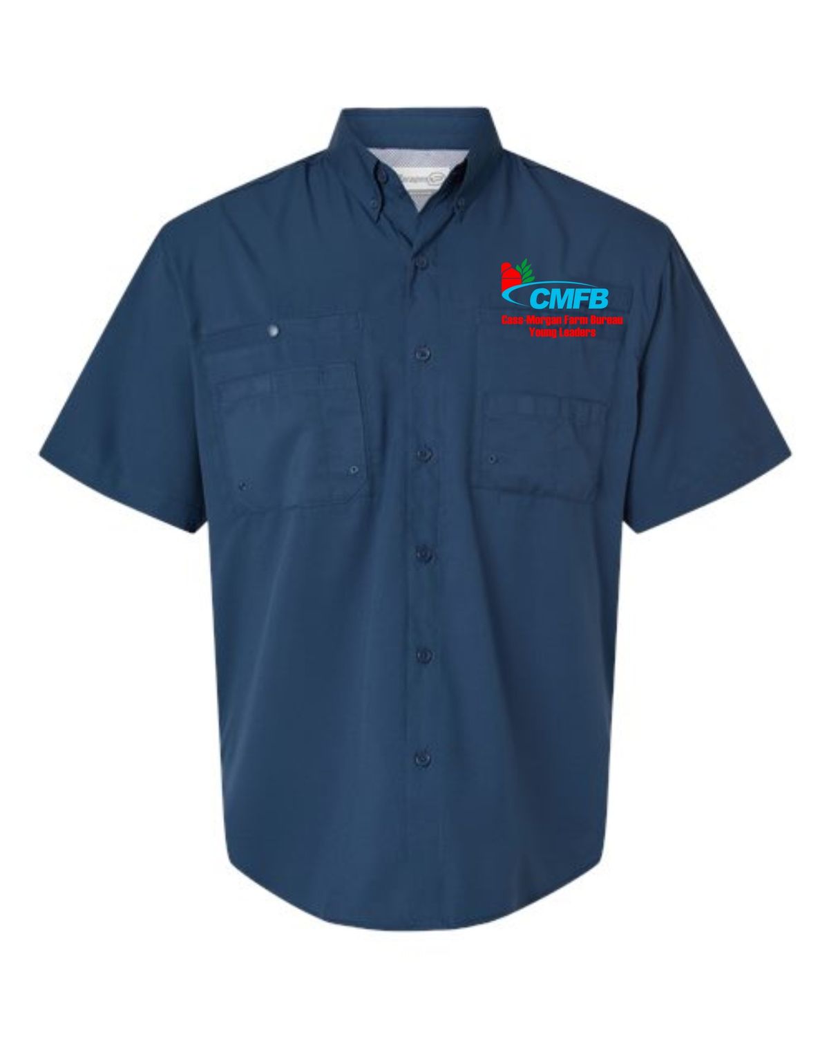 CMFB YOUNG LEADERS-700 NAVY / Short Sleeve Fishing Shirt