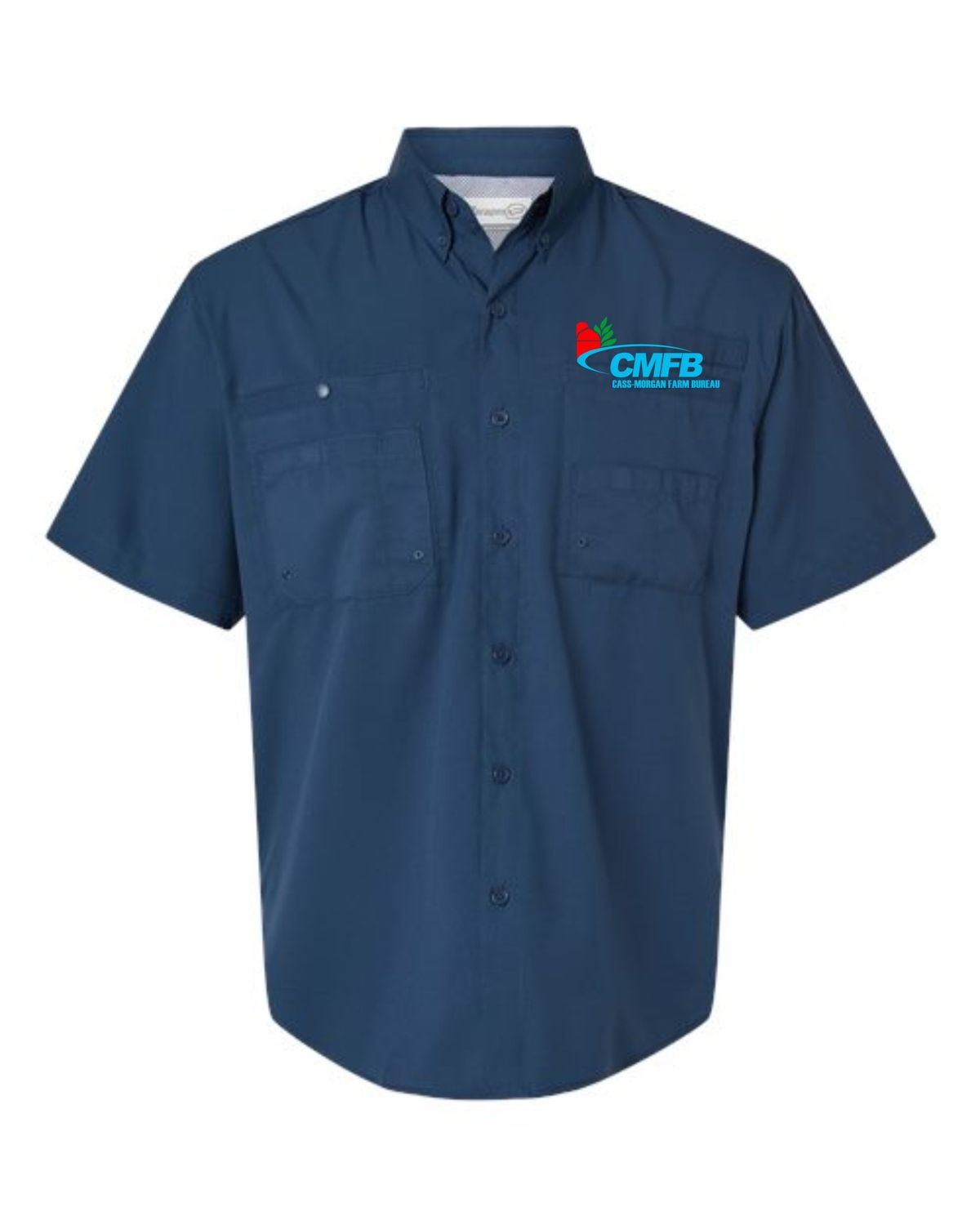 CMFB-700 NAVY / Short Sleeve Fishing Shirt