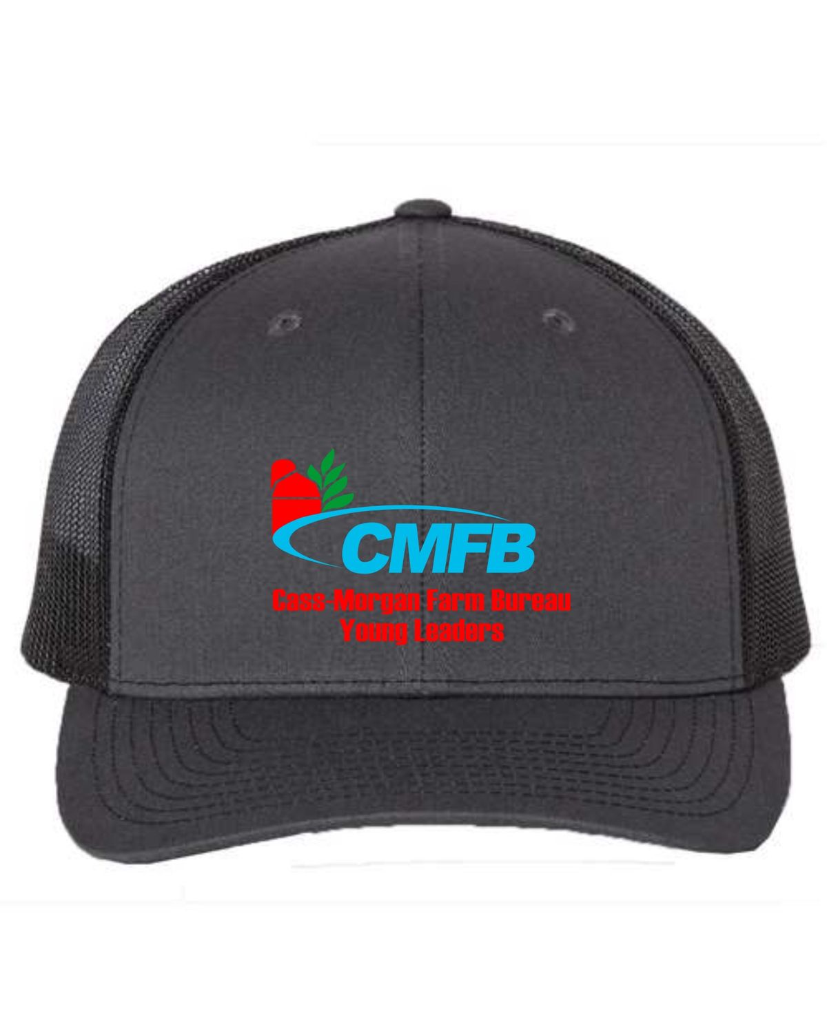 CMFB YOUNG LEADERS-112 Charcoal/Black Richardson Trucker Hat