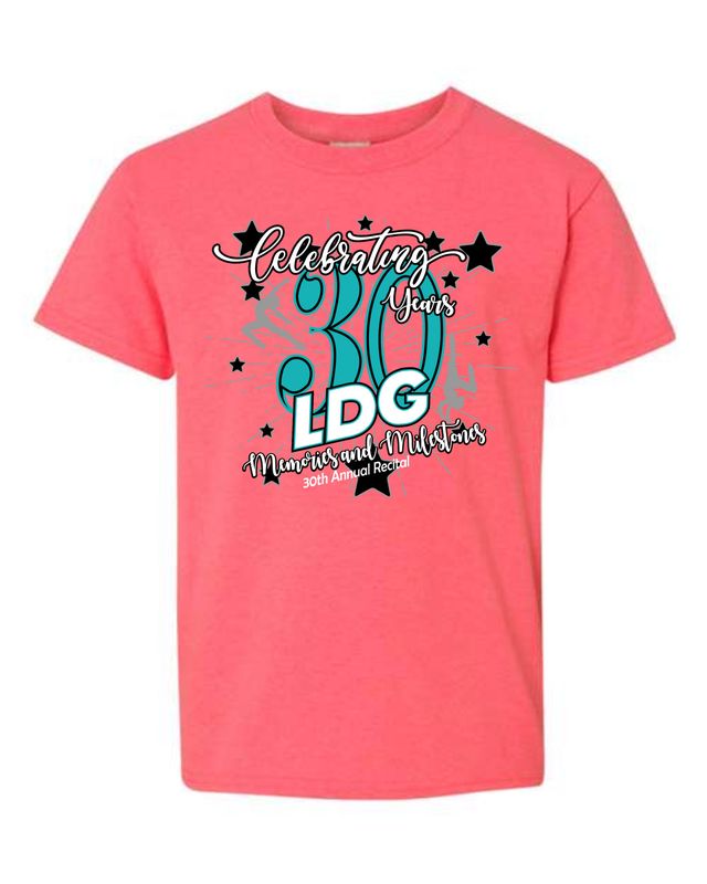 LDG 30 YEARS-5000B CORAL SILK / YOUTH REGULAR T-SHIRT
