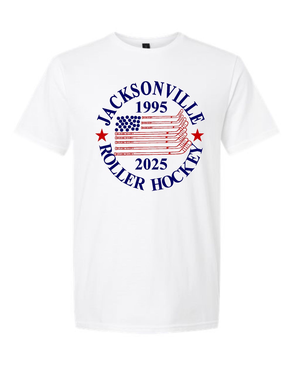 JACKSONVILLE ROLLER HOCKEY-64000 WHITE / SOFT STYLE-T