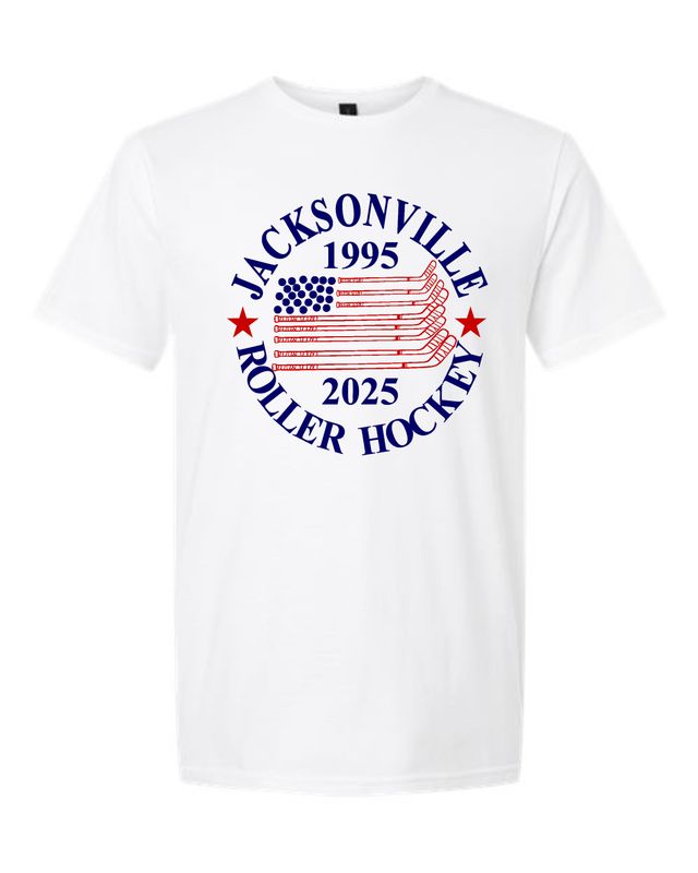 JACKSONVILLE ROLLER HOCKEY-64000 WHITE / SOFT STYLE-T
